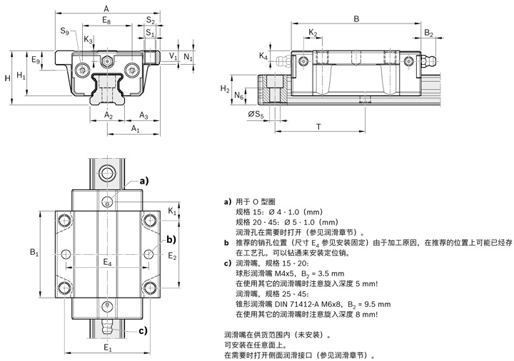 REXROTH-新型滑塊 R205A81420--結構圖.jpg